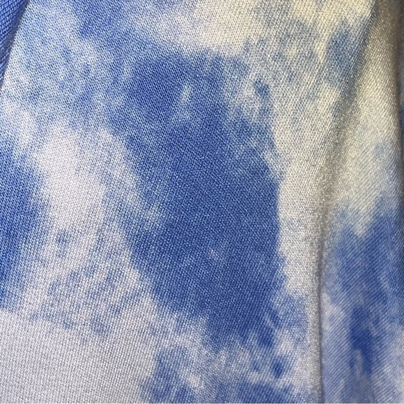 Koolaburra by Ugg Blue Terry Tie Dye Poncho Tunic Women’s Size Medium/Large - Picture 9 of 11